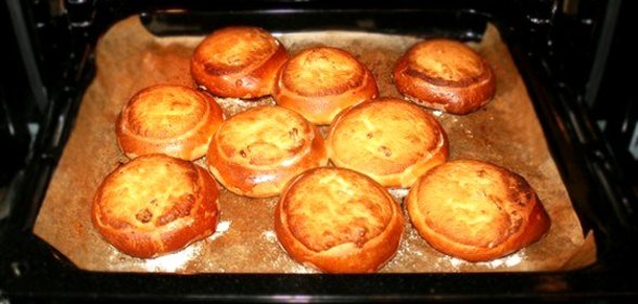 Королевская ватрушка со сметаной