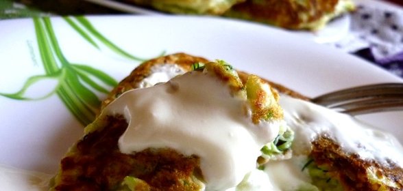 Сырные оладьи