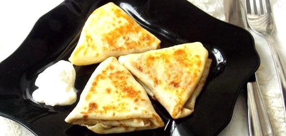 Треугольные блинчики