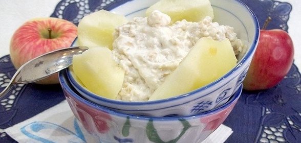 Овсянка с творогом