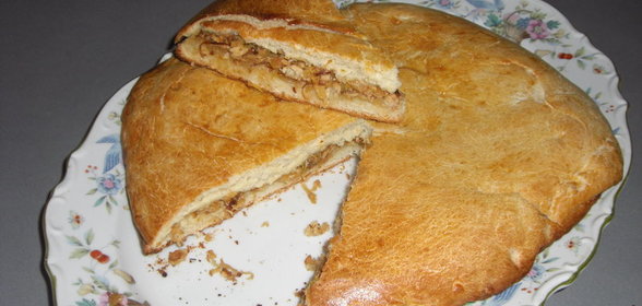 Для ленивых - пирог рыбно-капустный