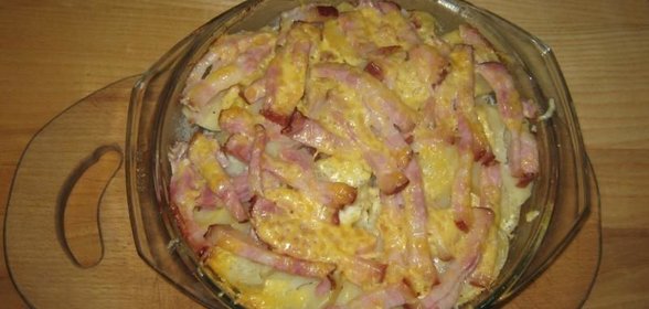 Картофельная запеканка с сыром