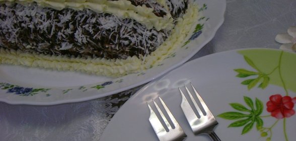 Шоколадный торт БАР ЛАМИНГТОНА