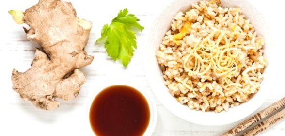 Имбирный жареный рис