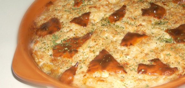 Лапшевник с говядиной и грибами