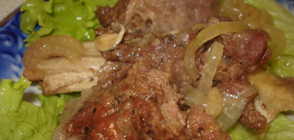 Говяжьи ребрышки с имбирем