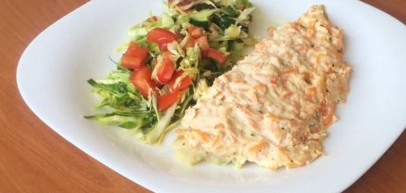 Пюре из шпината с гренками