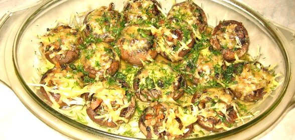 Шампиньоны в микроволновке