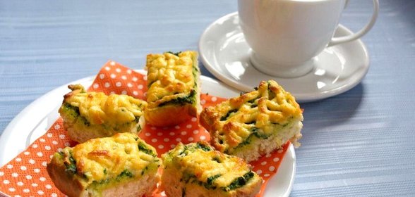 Оригинальный багет с сыром