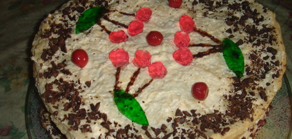 Голландский вишневый торт