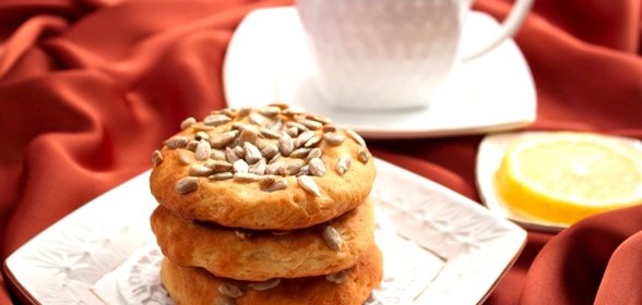 Творожное печенье с семечками