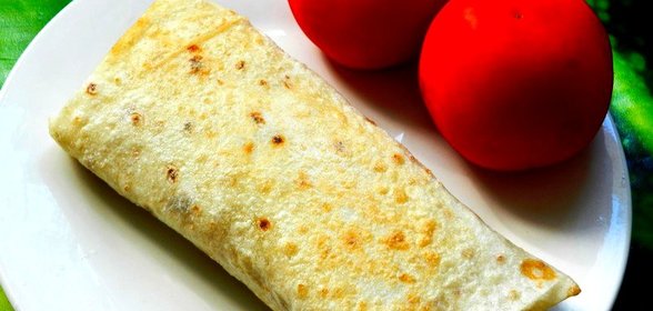 Куриная шаурма с чесночным соусом