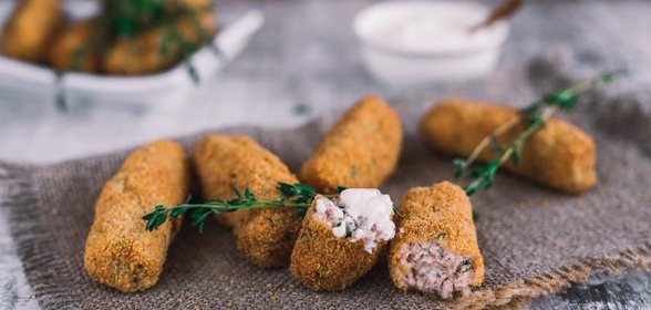 Крокеты из крабовых палочек