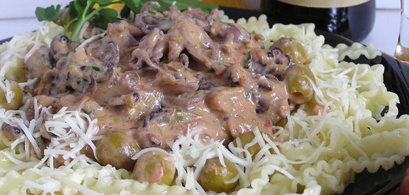 Осьминожки тушеные «Разноцветная семейка»