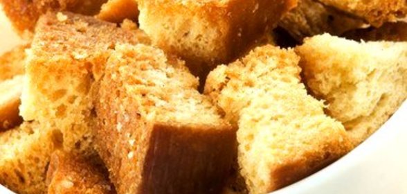 Чесночные крутоны