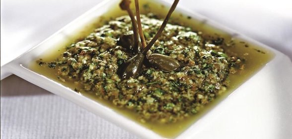 Сальса верде с петрушкой и мятой