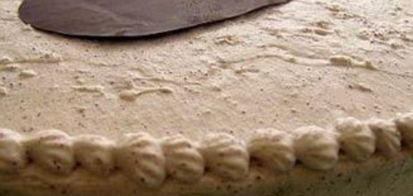 Шоколадный торт с муссом из белого и темного шоколада