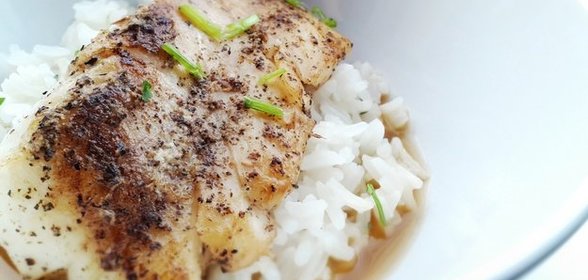 Рыба с рисом по-португальски