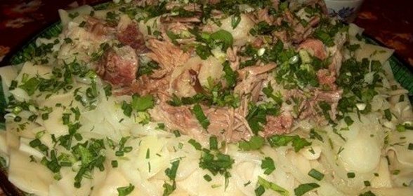 Бешбармак по-татарски
