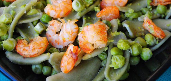 Паста и горошек