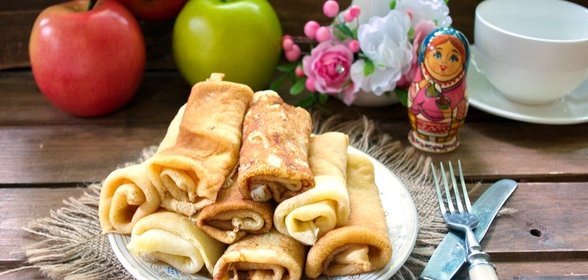 Блинчики на молоке тонкие