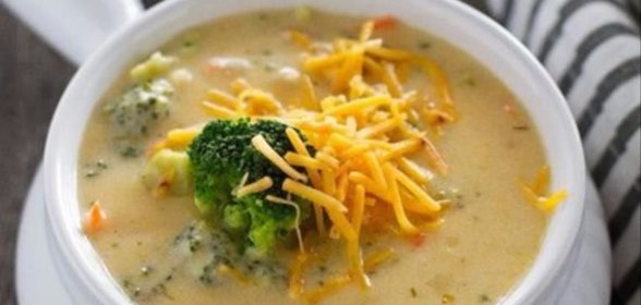 Сырный суп (с шампиньонами и брокколи)