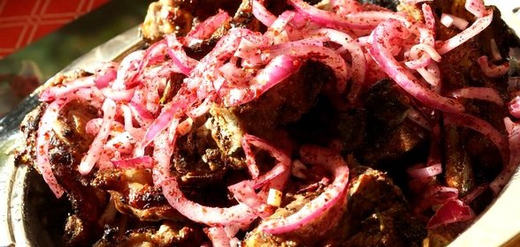 Шашлык из корейки баранины