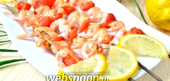 Креветки запечённые в духовке