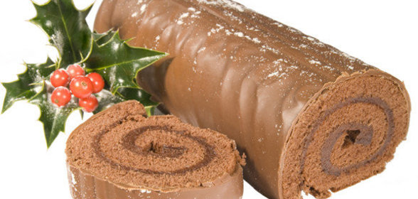 Торт рождественское полено (bûche de noël)