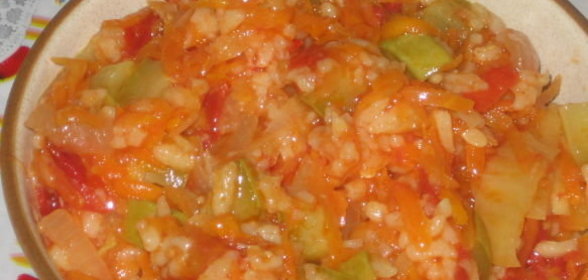 Консервированный салат с рисом