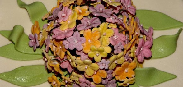 Торт Цветочная клумба