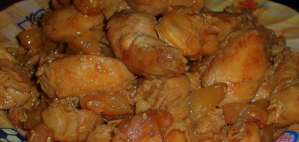 куриная грудка с ананасами