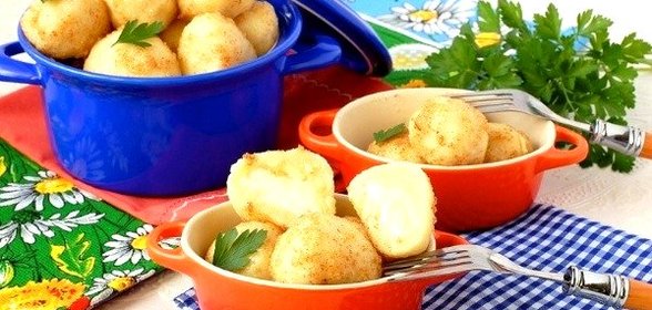 Кнели с брынзой