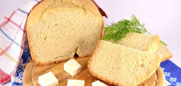 Хлеб с брынзой в хлебопечке