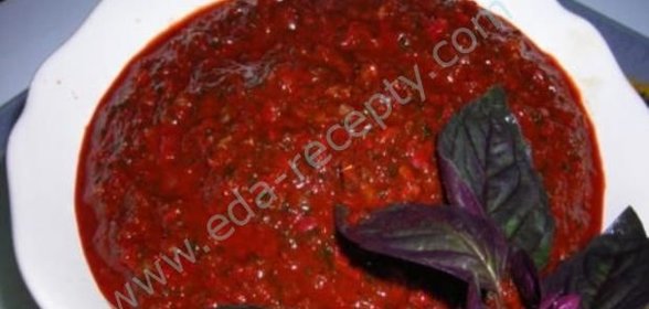 Абхазская аджика без помидор