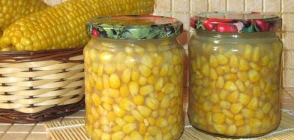 Консервированная кукуруза в зернах
