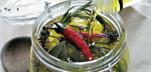 Козий сыр с тимьяном и розмарином