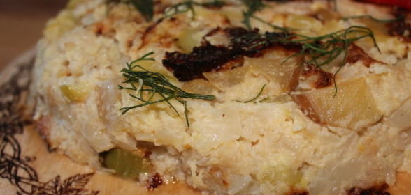 Запеканка тыквенная с сыром