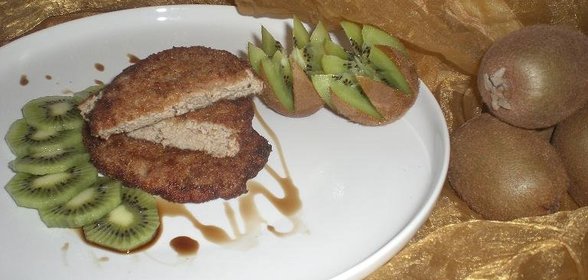 Свиные котлеты с киви