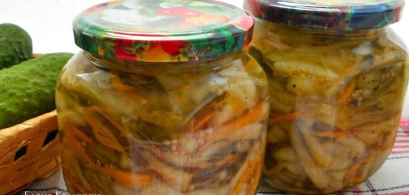 Салат из огурцов по-корейски на зиму