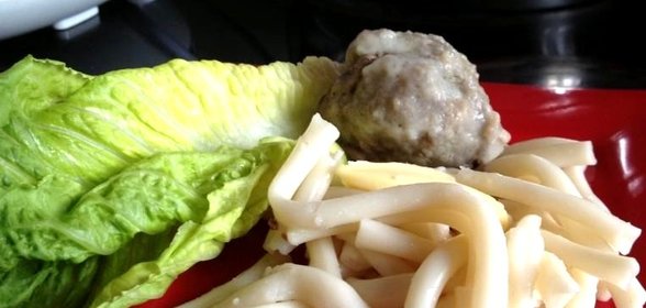 Макароны с котлетами в мультиварке