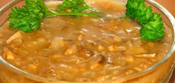 Соус из сухих грибов