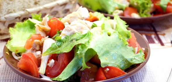 Мини-тартини с крабовым мясом