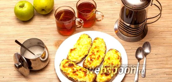Горячие бутерброды с яйцом и сыром
