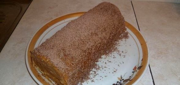 Рулет с бананом