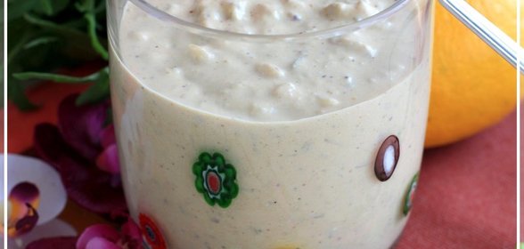 Лёгкий салат-паштет из лосося с шафраном