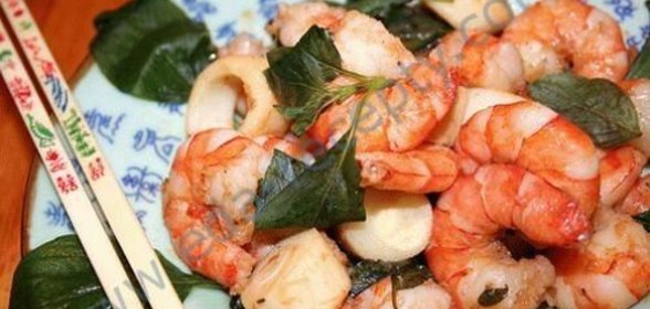 Холодная закуска из креветок (сяунэнчха).