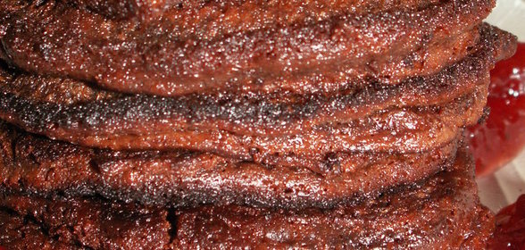 Шоколадные оладушки А-ля бисквит