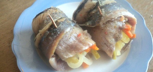 Рулет из сельди