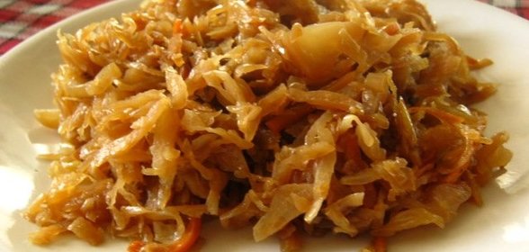 Тушеная капуста